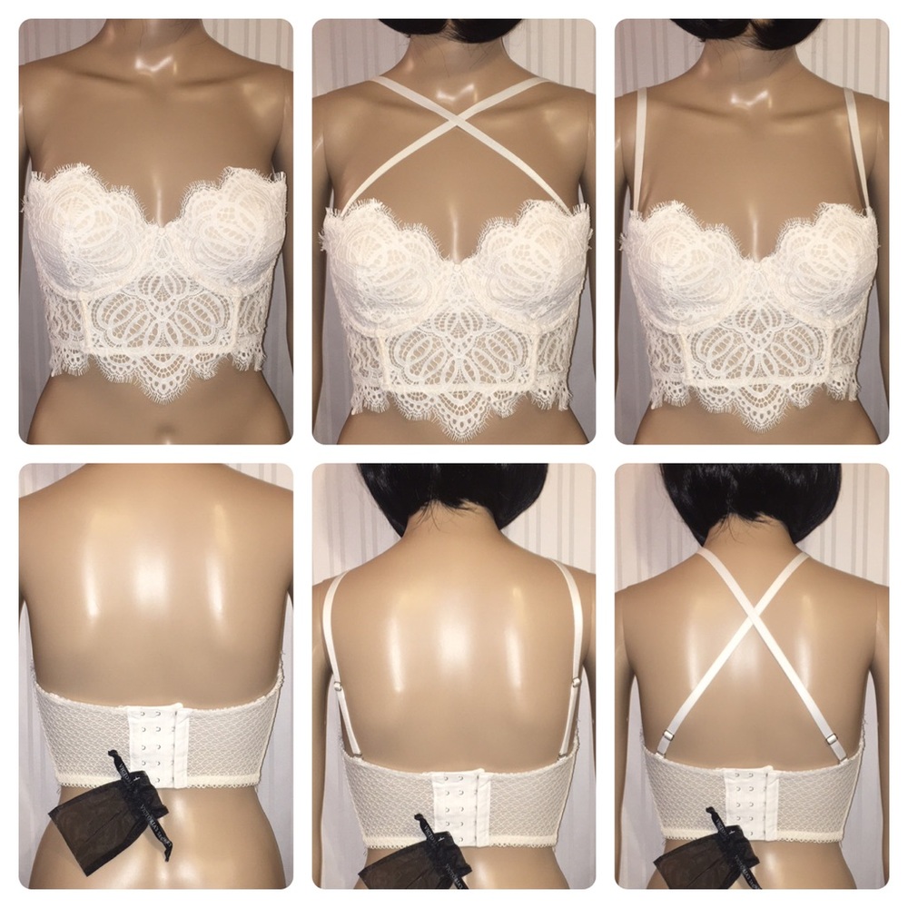 New VS Dream Angels Lined Multiway Bra Crop Top - Picture 2 of 8